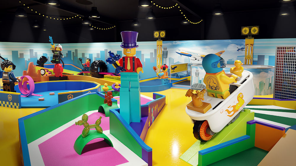 Artist Impression; LEGO® Adventure Golf tees off at the LEGOLAND® Windsor Resort
